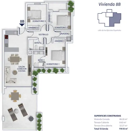Apartment Silver Tower 8b